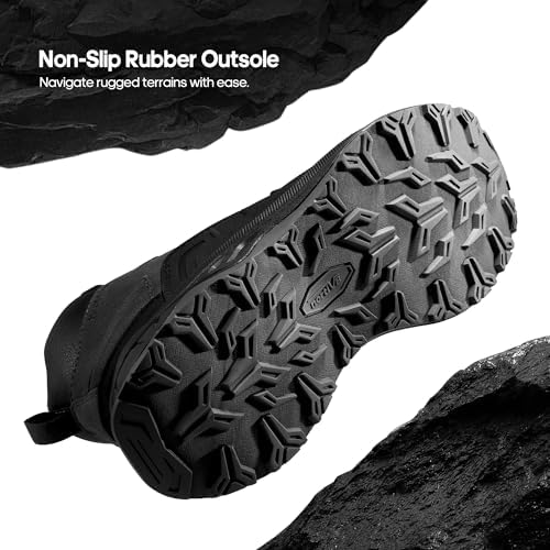 NORTIV 8 Women's Waterproof Hiking Boots Outdoor Trekking Camping Trail Hiking Boots - Image 5