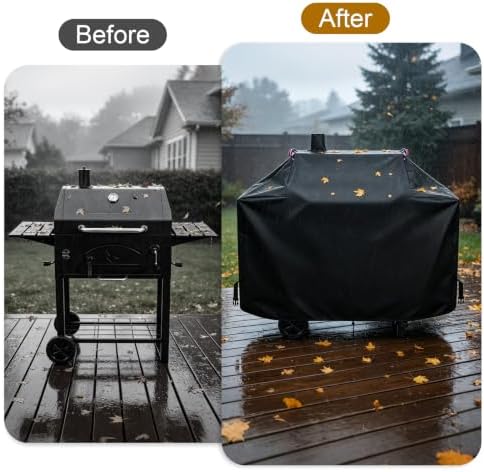 Grill Cover for Char-Griller Traditional Charcoal Grill,BBQ Grill Cover - Image 5