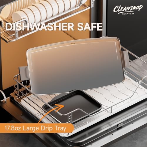 Cleansnap Everyday Electric Griddle,The Ultimate Gift for Family Feasts - 20” Nonstick Grill with Foldable Anti-Mess Shield, Rapid 1700W Heat&PPG Ceramic Coating, Dishwasher Safe, Ocean Blue - Image 3