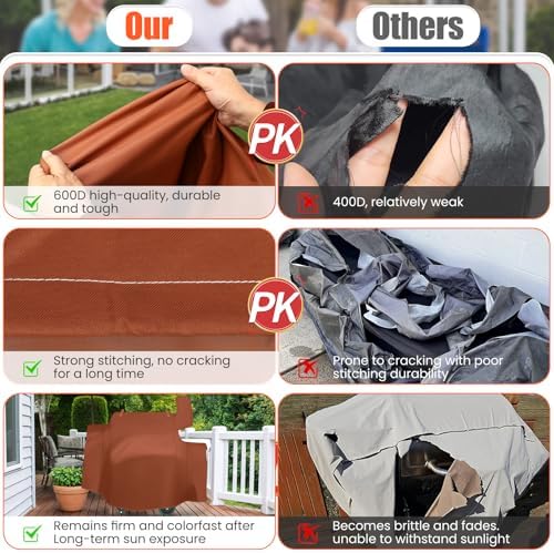 QuliMetal Grill Cover for Green Mountain Daniel Boone Prime WiFi Grills - Image 5