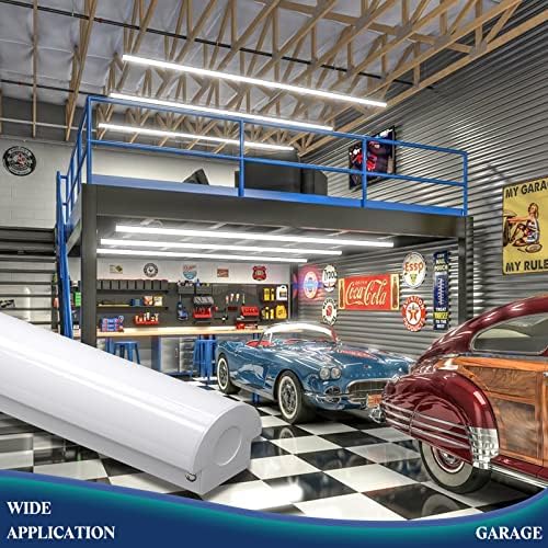 ANTLUX 8FT LED Shop Lights 110W Strip Lights [6-lamp T8 Fluorescent Equiv.], 12000LM, 5000K, Compact Commercial 8 Foot Light Fixtures for Warehouse, Garage, Energy Saving up to 4000W/5 Years, 6 Pack - Image 7