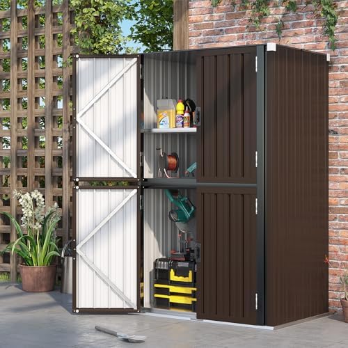 AECOJOY Outdoor Storage Cabinet Waterproof, 70'' Large Vertical with Floor by AECOJOY