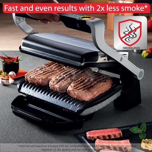 T-Fal OptiGrill Indoor Panini Press Grill with 6 Cooking Programs - Image 6