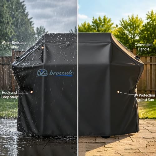 60 Inch XL 5-6 Burner Grill Cover, Fits Weber Genesis, Nexgrill & More - Image 5