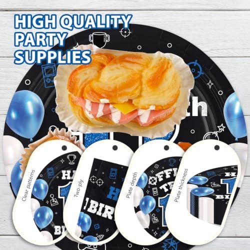 168Pcs 13th Birthday Decorations for Boys 13 Years Old Serves24 - Image 4