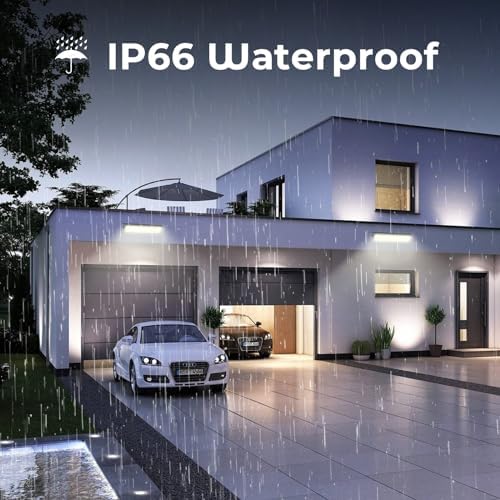 14000LM 100W LED Shop Lights, Plug in Garage Light for Workbench, 4 Pack - Image 6
