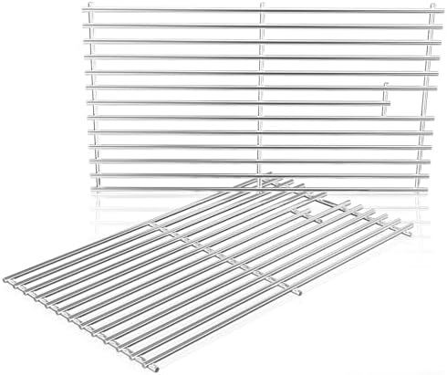 2pcs Stainless Steel Cooking Grates for Weber, 17.5'' x 20.4'' by jkxoo