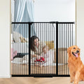 40.5" Extra Tall Baby Gate for Doorways, 54.7-60.2 in Wide Dog Pet Gates by Unknown