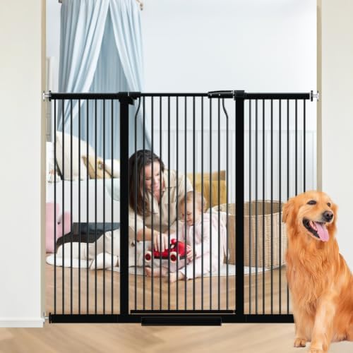 40.5" Extra Tall Baby Gate for Doorways, 54.7-60.2 in Wide Dog Pet Gates by Unknown