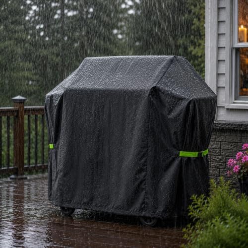 52 inch Heavy Duty BBQ Gas Grill Cover, Waterproof, Fade Resistant - Image 2