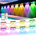 Outdoor Fence Lights Plug in, 50FT RGBIC LED Fence Lights, App & Remote Control, 100 Scene Modes, IP67 Waterproof Outdoor Lights for Backyard, Patio, Deck - Brighter Than Solar Lights by Unknown