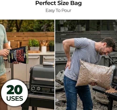 Kona 100% Hickory Smoker Pellets, Intended for Ninja Woodfire Outdoor Grill, 2 lb Resealable Bag - Image 6