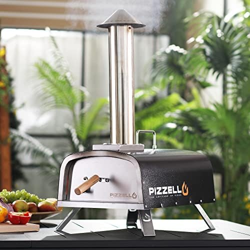 PIZZELLO 12" Outdoor Pizza Oven, Propane & Wood Fired Steel Pizza Grill - Image 2
