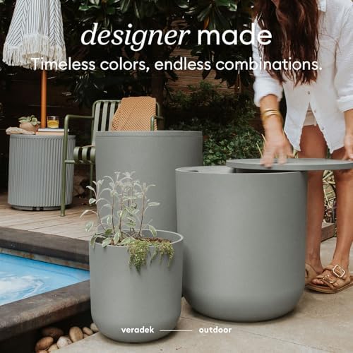 Veradek Kona Cooler Side Table - Outdoor Cooler Table and Ice Chest - Image 4