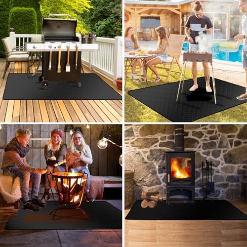 76X48in Grill Mats for Outdoor Grill,Fits Most Grills, Smokers, Griddles and Outdoor Charcoal, Flat Top,Deck and Patio Protector - Image 6