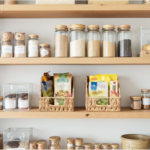 GRANNY SAYS Wicker Baskets for Organizing, Water Hyacinth Storage Baskets - Image 5