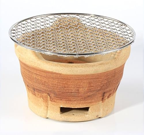 Clay Charcoal Stove for Outdoor Cooking, Camping Barbecue Stove, Traditional Portable Grill, Outdoor Cooking Accessories for Picnics and by Unknown