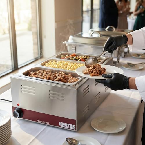 Kratos Commercial Electric Countertop Food Warmer Fits 12" x 20" Food Pans - Image 2