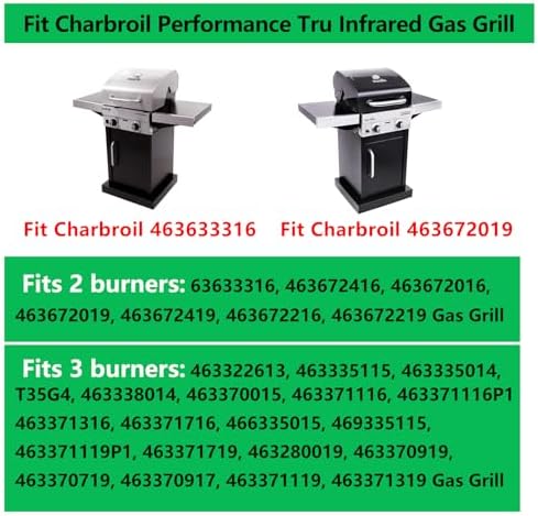 Hongso G460-0500-W1 Emitter Plates for Charbroil 2-Burner 463672416 - Image 3