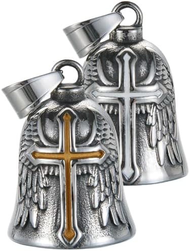 Motorcycle Bell Guardian Angel Gremlin Lucky Charm Gift For Riders by CTZSRGuardianAngelGoodLuckBells