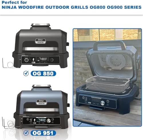 Stainless Steel 304 Crisper Basket for Ninja Woodfire Pro XL Outdoor Grill & Smoker OG800 OG900 Series, Non-Stick Air Fryer Basket for Ninja OG850 OG951 OG901 OG952 Grill Accessories - Image 3