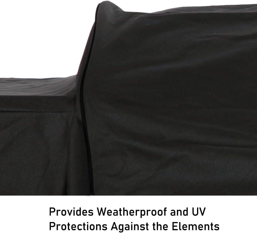 ZJYWSCH Grill Cover for Pit Boss Phoenix 376 Kettle Grill Onyx Edition PB22KNX 600D Heavy Duty Weather Resistant PitBoss Phoenix Kettle Pellet Charcoal Grill Smoker Cover Waterproof - Image 2