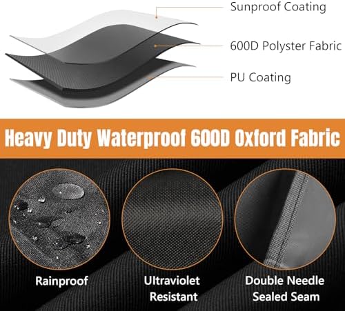 Outdoor Heavy Duty Waterproof Grill Cover for Traeger Westwood XL Wood Pellet Grill,Fade Resistant Grill Cover for Westwood XL 823 Accessories,BBQ Cover Parts for Traeger Smoker Grill Cover - Image 4