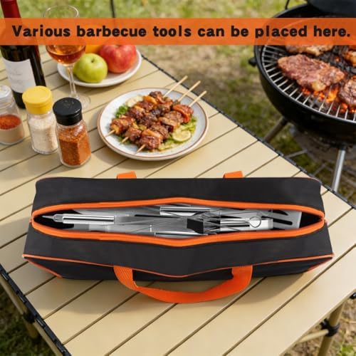 Grill Utensil Storage Bag, BBQ Tool Bag Grill Accessory Storage - Image 4