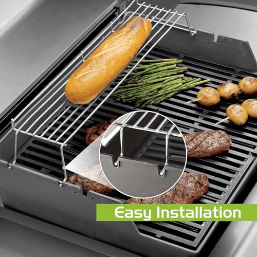 65054 Warming Rack for Weber Genesis 300 Series (2007-2016) E310 E320 E330 S310 S320 S330 Gas Grill Replacement Parts 81323 62749 Stainless Steel - Image 6