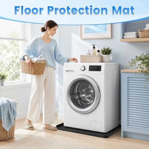 Washing Machine Mat for Under Washer & Dryer, Silicone 28.7"x28.7" - Image 6