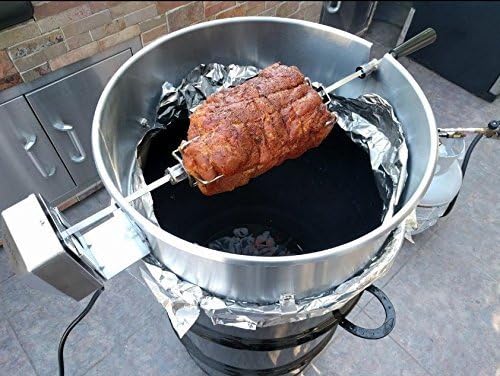 Universal 304 Stainless Steel 5/16" Square Rotisserie Spit Rod, 28-37" - Image 6