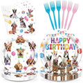96Pcs Dog Birthday Party Decorations for Boys Girls, Serves 24 by Greencian