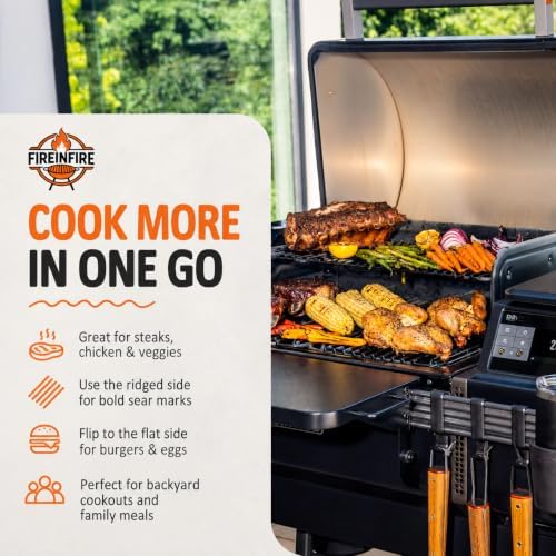 BAC772 Reversible Grill Grate for Traeger Woodridge & ModiFIRE Grills - Image 4