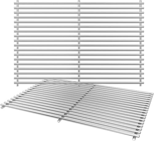 Grill Grates for Weber Spirit 300 & Spirit II GS4 300 Series, Stainless Steel Grates Replacement for Weber Spirit 310 E310 Grill Parts 7639 Spirit 700 Genesis Silver/Gold/Platinum B & C, 1000-3500 by Uniflasy