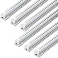 Barrina T8 LED Shop Lights 4FT, 40W 5500LM 5000K, High Output Tube, 6 Packs by Barrina