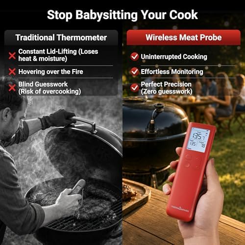 ThermoMaven Sub-1G Smart Wireless Meat Thermometer with Standalone Base - Image 2