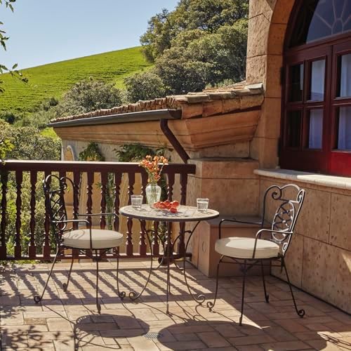 Classic Accessories Montlake Water-Resistant 23 x 20 x 4 Inch Patio Lounge Back Cushion, Antique Beige, Outdoor Loveseat Cushions - Image 5