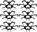 AUDLES 6 Pack LED Garage Light, 240W 24000LM 6500K LED Shop Lights, Garage Lights Ceiling Led with 7+1 Deformable Panels, E26/E27 Bulb Socket Lighting for Shop, High Bay, Attic, Basement, Warehouse by AUDLES