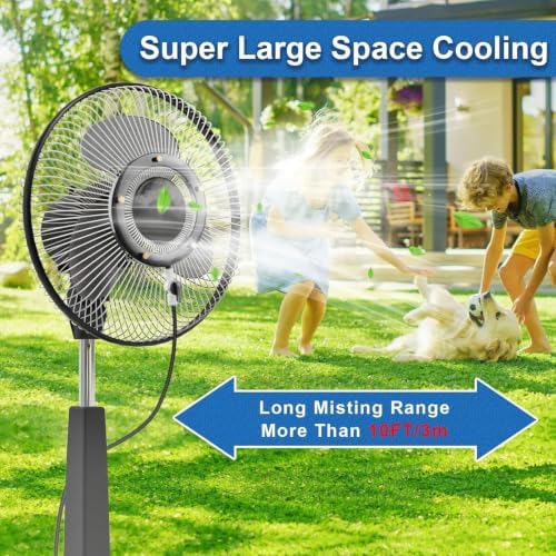 POCKET PANDA Fan Misters for Cooling Outdoor,Fan Misting Kit. - Image 5