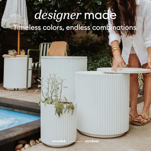 Veradek Cooler Side Table - Outdoor Cooler Table and Ice Chest - Image 4