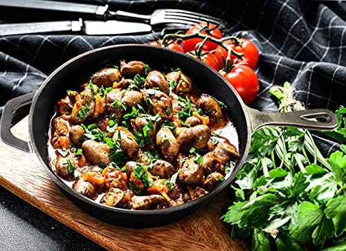 Utopia Kitchen Cast Iron Skillet 10.25 Inch Pre-Seasoned PFAS-Free Black - Image 5