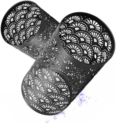Professional Hookah Wind Cover - Metal Heat Management System & Wind Protector for Outdoor Shisha Use (Black Wind Cover) - Image 3