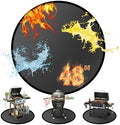 48" Round Fire Pit Mat for Solo Stove & Under Grill Mat for Outdoor Grill by Youlvy