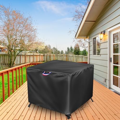 42 Inch Patio Table Cover, 42x42 in Outdoor Waterproof Square Table Cover - Image 7