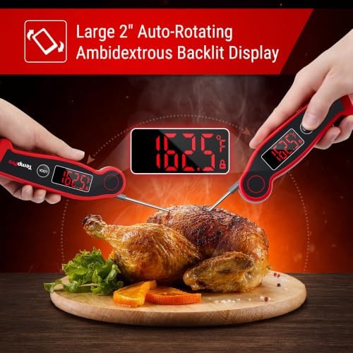 TempPro TempSwift 0.5 Sec Instant Read Digital Meat Thermometer Waterproof - Image 4