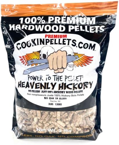CookinPellets Premium Hickory Hardwood BBQ Smoking Pellets, 3lb Bag, 3-Pack - Image 2