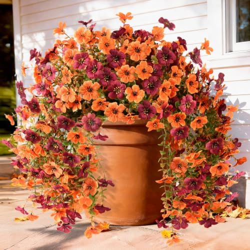 ZFProcess Artificial mums for Outdoors,2PCS Silk Fake Daisy by ZFProcessArtificialFlowers