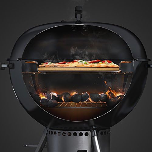 Weber® Gourmet BBQ System Pizza Stone with Carry Rack, 16.7" - Image 5