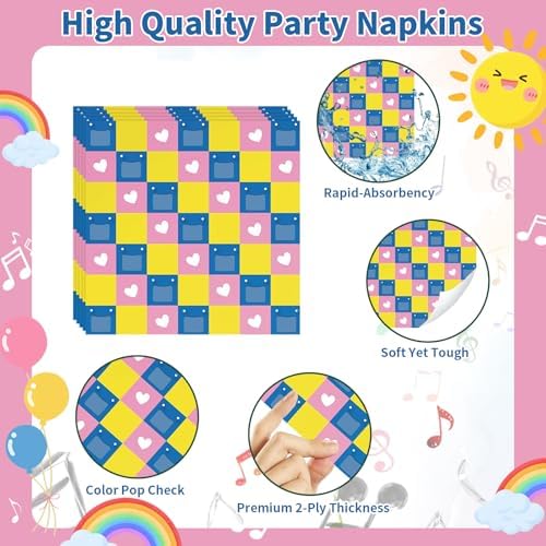 121PCS Cartoon Teacher Happy Birthday Party Decorations - Image 5