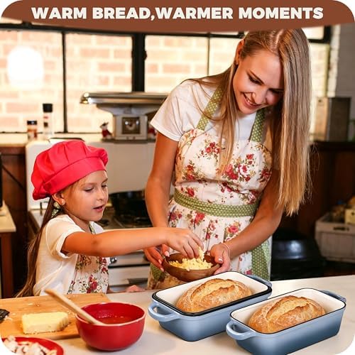 Cast Iron Loaf Pan with Lid, 9x5 Loaf Pans for Homemade Bread - Image 2